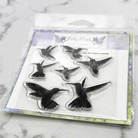 Picture of Fairy Hugs Clear Stamps-Hummingbirds