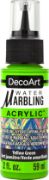 Picture of DecoArt Water Marbling Paint 2oz-Yellow Green