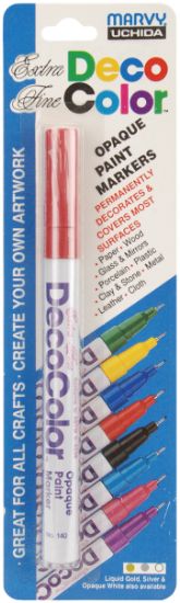 Picture of DecoColor Extra Fine Brilliant Opaque Paint Marker Red