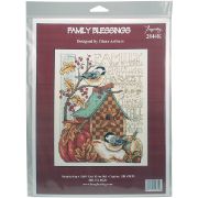 Picture of Family Blessing Counted Cross Stitch Kit 8"X10" 14 Count