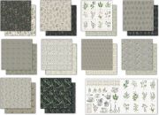Picture of Craft Consortium Double-Sided Paper Pad 12"X12" 40/Pkg The Herbarium