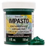Picture of Decoart Impasto Paint 4oz-Phthalo Green Yellow