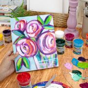 Picture of Decoart Impasto Paint 4oz-Phthalo Green Yellow