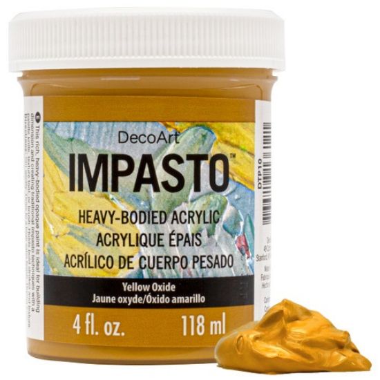 Picture of Decoart Impasto Paint 4oz-Yellow Oxide