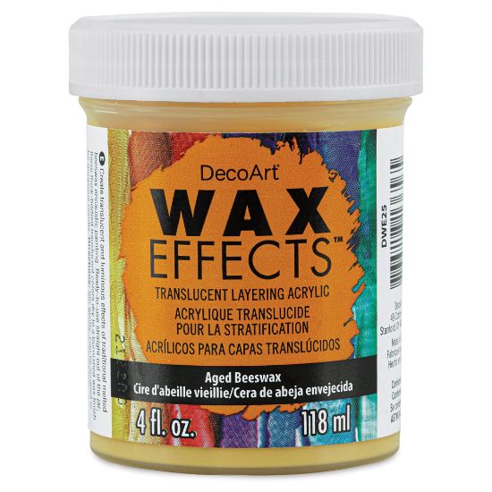Picture of DecoArt WaxEffects Acrylics 4oz-Aged Beeswax