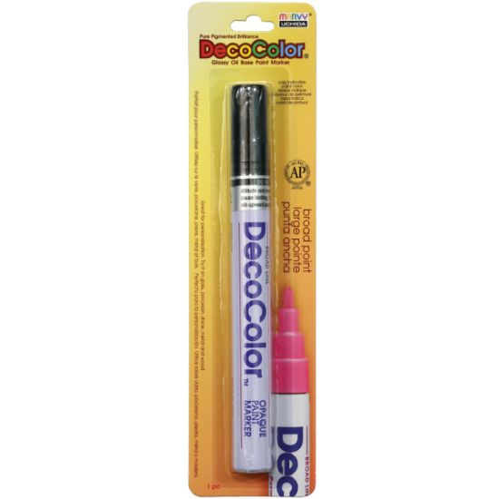 Picture of DecoColor Broad Glossy Oil-Based Paint Marker Black