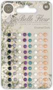 Picture of Craft Consortium Adhesive Enamel Dots 80/Pkg-Belle Fleur