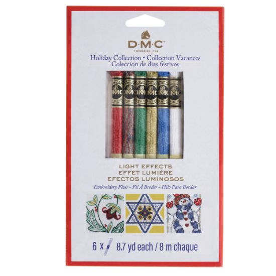 Picture of DMC Light Effects Floss Pack 8.7yd 6/Pkg Holiday