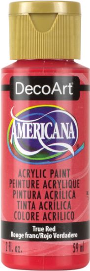 Picture of Americana Acrylic Paint 2oz True Red - Semi-Opaque