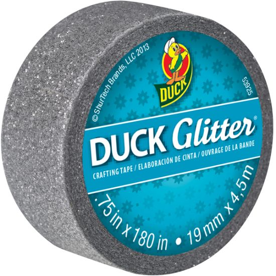 Picture of Glitter Mini Duck Tape .75"X15' Silver