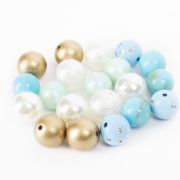 Picture of CousinDIY Bubblegum Bead 20mm 20/Pkg-Aqua