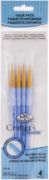 Picture of Crafter's Choice Gold Taklon Detail Brush Set 4/Pkg
