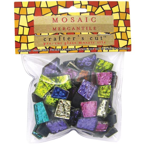 Picture of Crafter's Cut Mosaic Tiles .5lb Assorted Sparkle