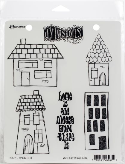 Picture of Dyan Reaveley's Dylusions Cling Stamp Collections 8.5"X7" Home