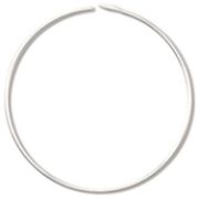 Picture of Ear Wire Beading Hoops Small 20mm 16/Pkg Silver-Plated & Nickel-Free