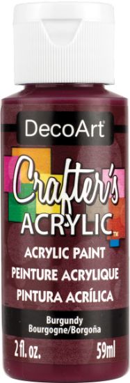 Picture of Crafter's Acrylic All-Purpose Paint 2oz Burgundy