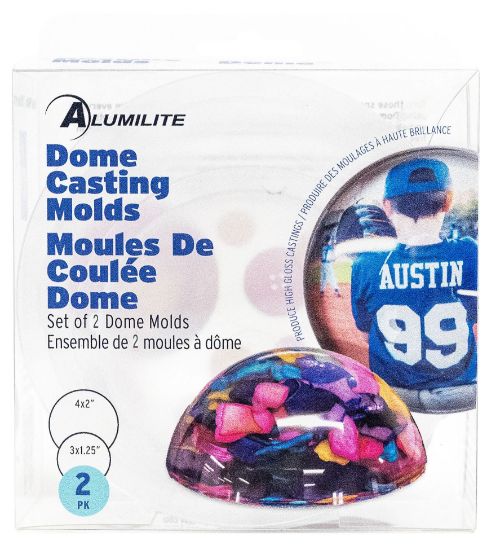 Picture of Alumilite Dome Casting Molds 2/Pkg