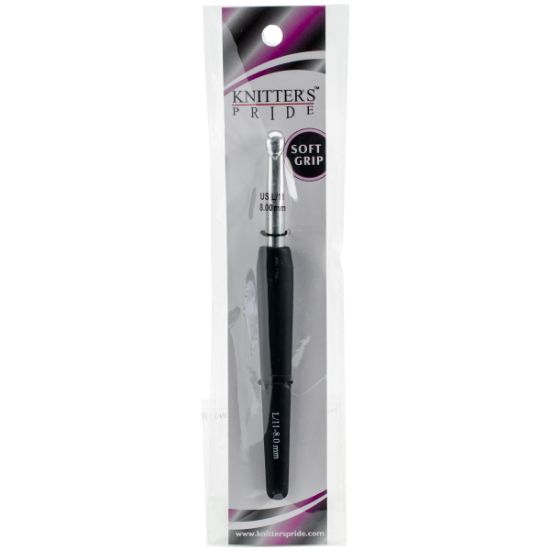 Picture of Aluminum Silver Crochet Hook Size L/8mm