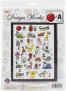 Picture of Design Works Counted Cross Stitch Kit 14"X20" ABC Fun (14 Count)