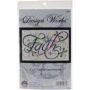 Picture of Faith Counted Cross Stitch Kit 5"X7" 14 Count