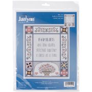 Picture of Families Are Like Quilts Counted Cross Stitch Kit 13"X15" 14 Count