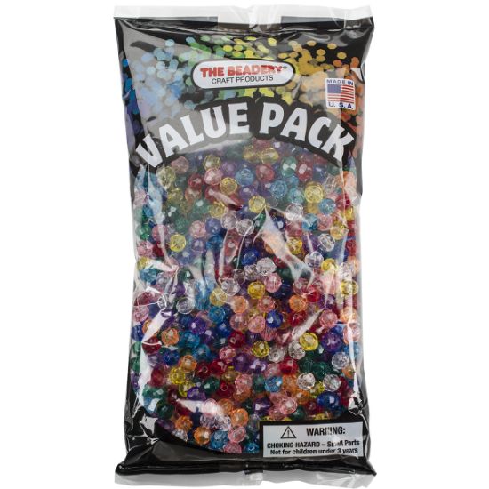 Picture of Faceted Beads 8mm 900/Pkg Multicolor