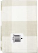 Picture of Dunroven House Flat Weave Tea Towel 20"X28" Natural & Cream 3" Check