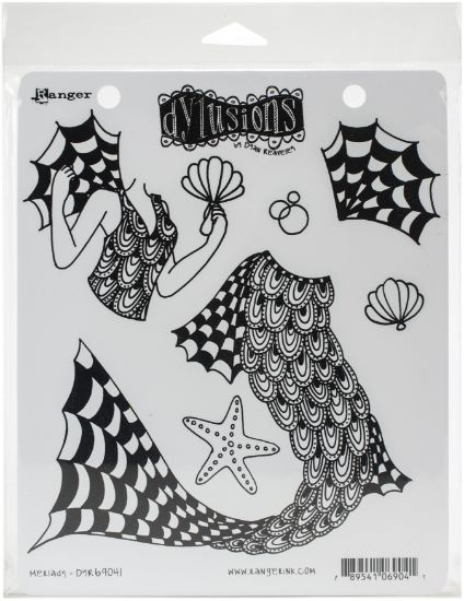 Picture of Dyan Reaveley's Dylusions Cling Stamp Collections 8.5"X7" Merlady