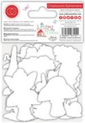 Picture of Craft Consortium Chipboard Ephemera 30/Pkg-Fairy Wishes