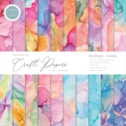 Picture of Craft Consortium Double-Sided Paper Pad 12"X12" 30/Pkg Ink Drops - Candy, 20 Designs