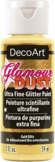 Picture of Glamour Dust Glitter Paint 2oz Gold Glitz