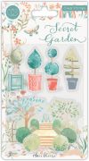 Picture of Craft Consortium A5 Clear Stamps Topiary, Secret Garden