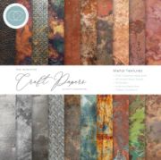 Picture of Craft Consortium Double-Sided Paper Pad 6"X6" 40/Pkg Metal Textures, 20 Designs