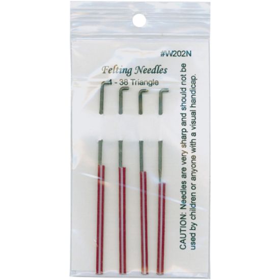 Picture of Felting Needles 4/Pkg Size 38 Triangle