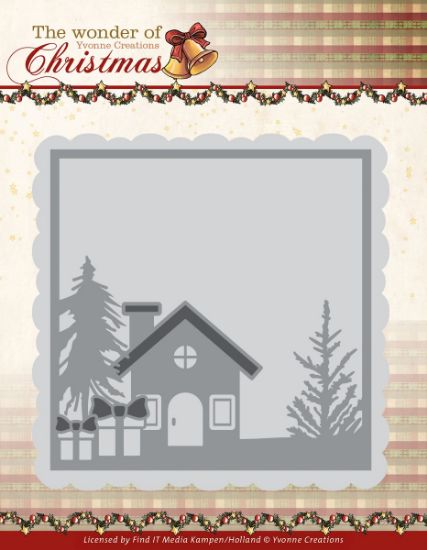 Picture of Find It Trading Yvonne Creations Die-Christmas Frame, Wonder Of Christmas