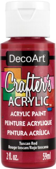Picture of Crafter's Acrylic All-Purpose Paint 2oz Tuscan Red