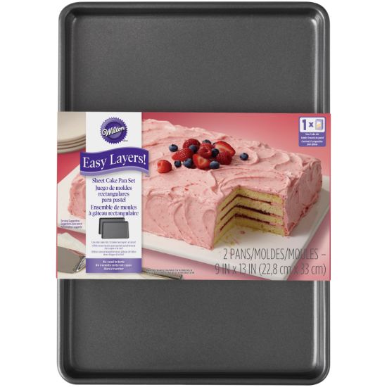 Picture of Easy Layer Cake Pans 2/Pkg Sheet 9"X13"