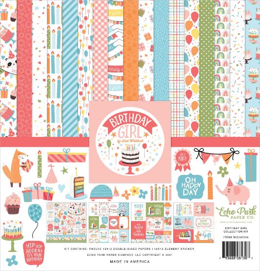 Picture of Echo Park Collection Kit 12"X12" Birthday Girl