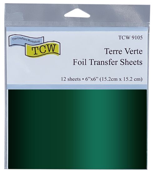 Picture of Crafter's Workshop Foil Transfer Sheets 6"X6" 12/Pkg-Terre Verte