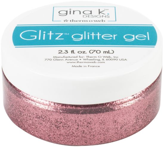 Picture of Gina K Designs Glitz Glitter Gel 2.3oz Bubblegum