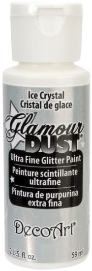 Picture of Glamour Dust Glitter Paint 2oz Ice Crystal