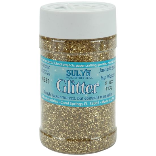 Picture of Glitter 4oz Gold