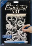 Picture of Glow In The Dark Foil Engraving Art Kit 8"X10" Octopus