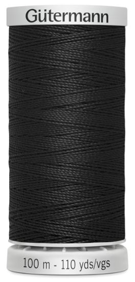 Picture of Extra Strong Thread 110yd Black