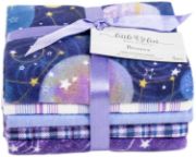 Picture of Fabric Editions Little Feet Boutique Fat Quarter Bundle 5pcs Celestial