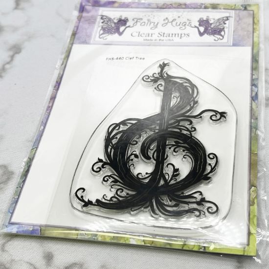 Picture of Fairy Hugs Clear Stamps-Clef Tree