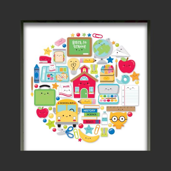 Picture of Doodlebug Design Shadow Box Kit 6/Pkg-School Days