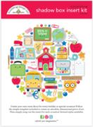 Picture of Doodlebug Design Shadow Box Kit 6/Pkg-School Days