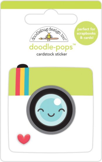 Picture of Doodlebug Doodle-Pops 3D Stickers Picture Perfect, I Heart Travel