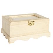 Picture of CousinDIY Unfinished Wood Frame Box 6.5"x4.8"x2.8"